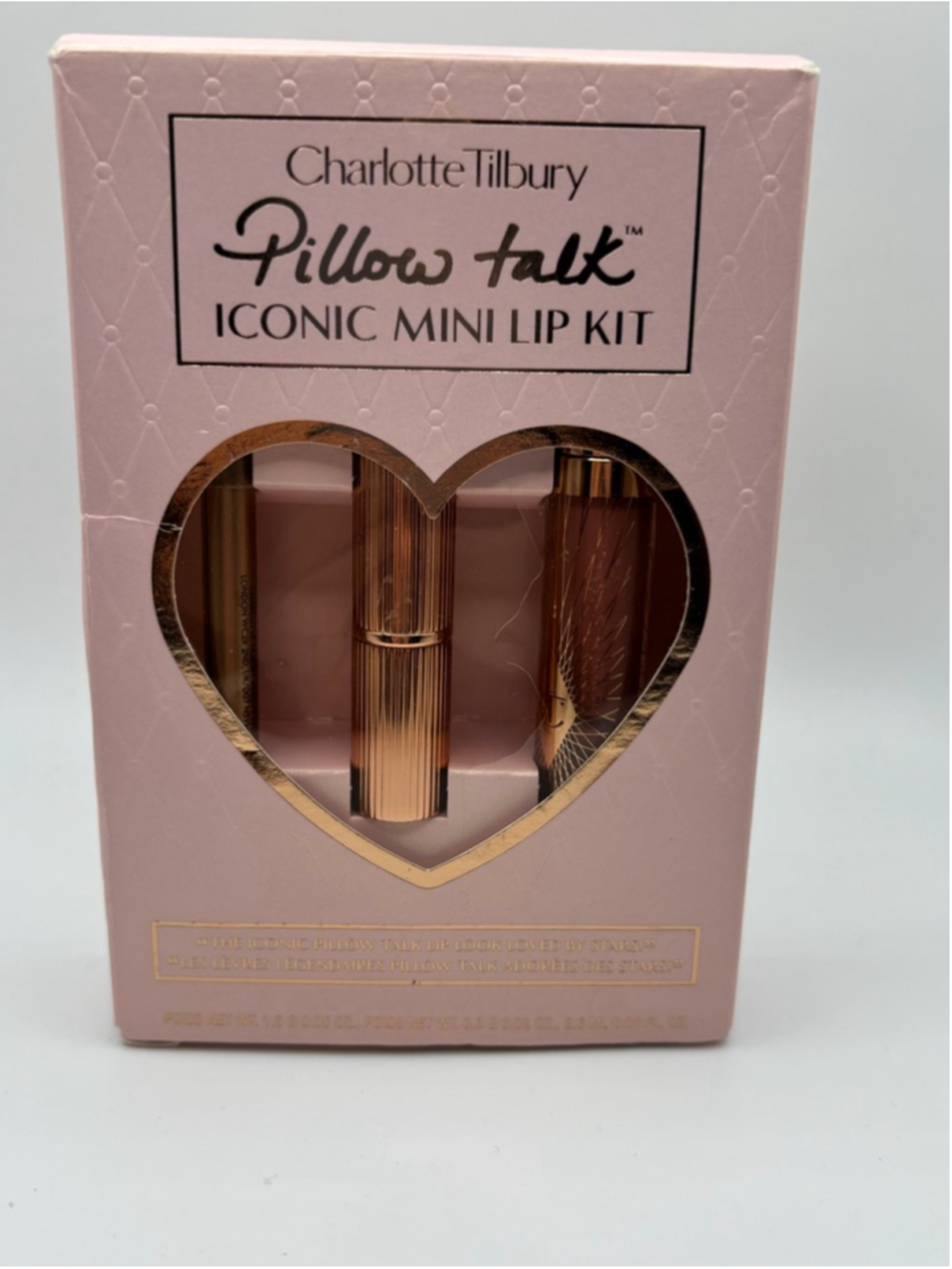 Charlotte Tilbury Pillow Talk Iconic Mini Lip Kit Set New - Picture 6 of 6